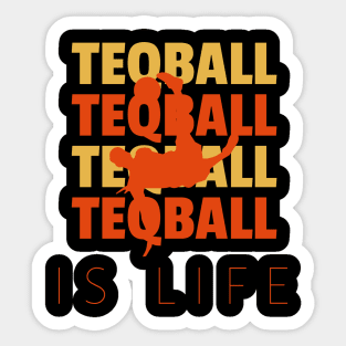 Teqball Is Life Sticker